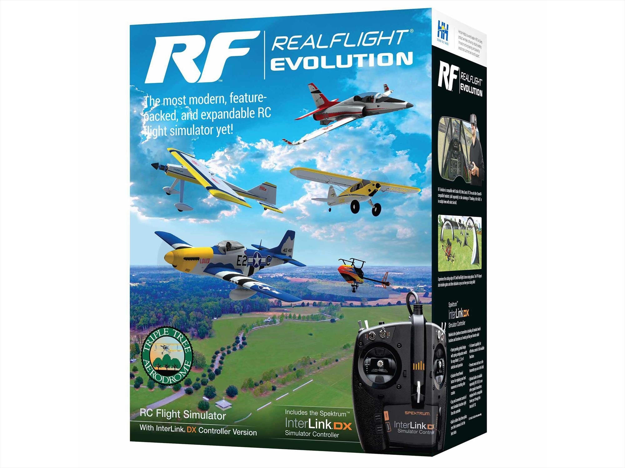 RealFlight Evolution RC Flight Simulator with InterLink DX Controller RFL2000