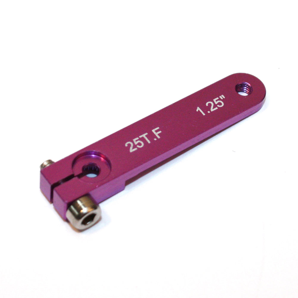 MacGregor Futaba Aluminium Servo Arm 1.25in M3 Purple ACC0020