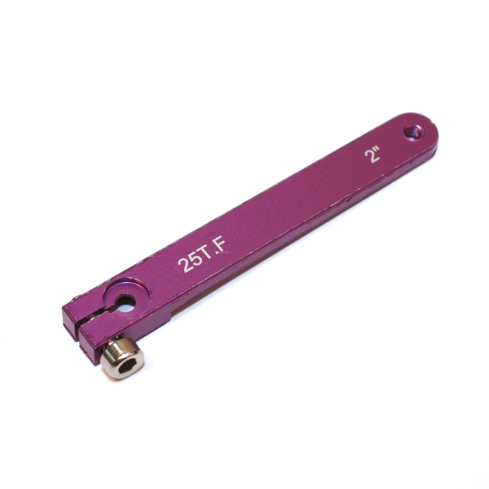 MacGregor Futaba Aluminium Servo Arm 2in M3 Purple ACC0023