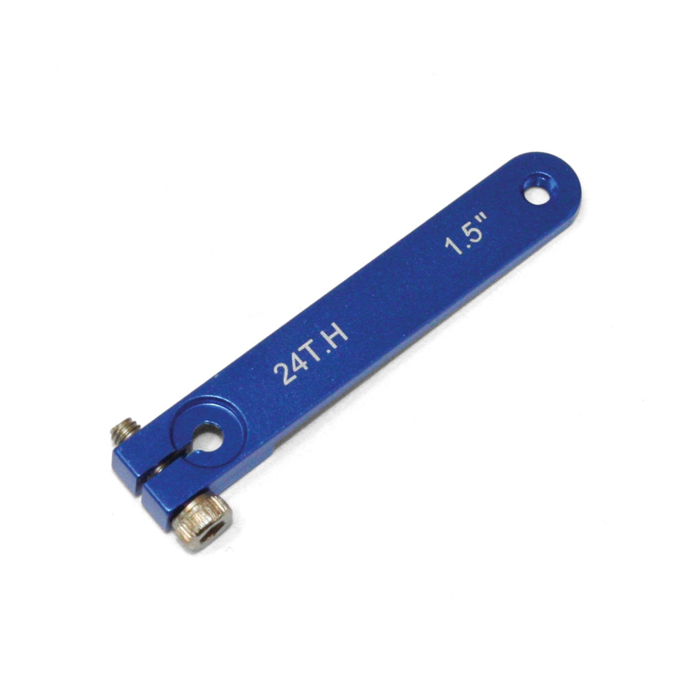 MacGregor Hitec Aluminium Servo Arm 1.5in M3 Blue ACC0077