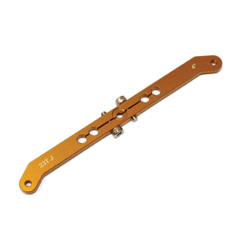 MacGregor JR / Spektrum Aluminium Double Servo Arm 4in M3 Gold ACC0080