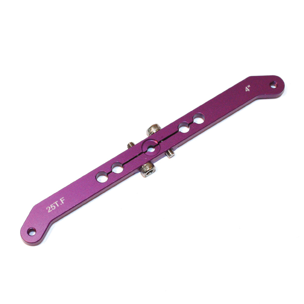MacGregor Futaba Aluminium Double Servo Arm 4in M3 Purple ACC0082