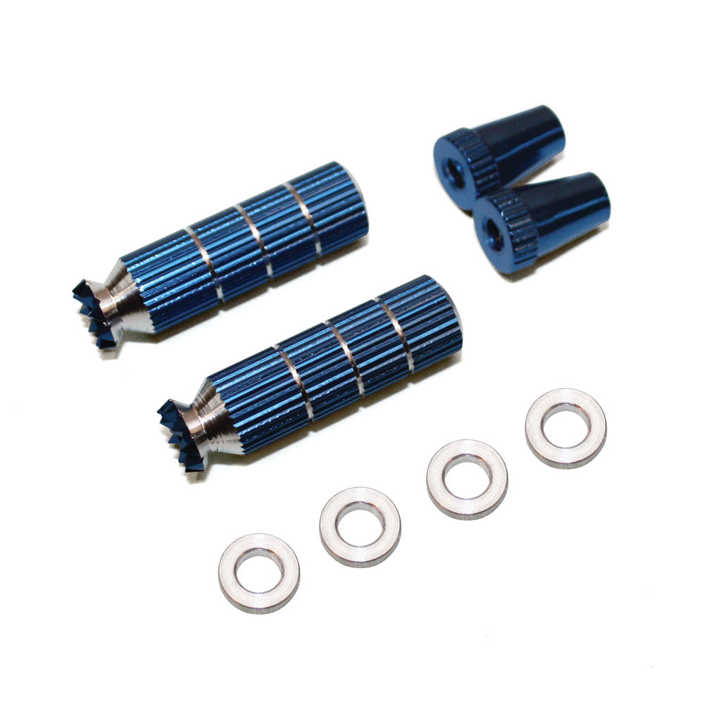 MacGregor Futaba TX Long Stick Ends Set M3 (Blue) ACC0116