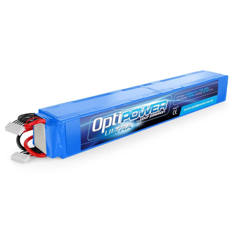 Optipower 12S 5000mAh 50C Ultra Lipo Battery OPR500012S50