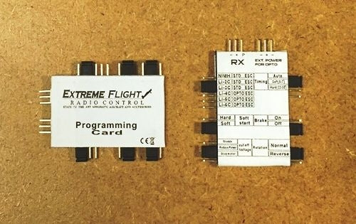 Airboss Programming Card From Extreme Flight (AIRBPROGC)