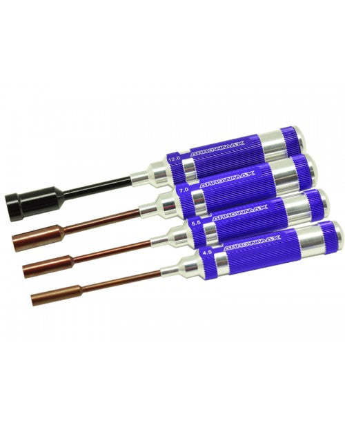 Arrowmax Nut Driver Set 4.5; 5.5. 7.0 & 12.0x100mm - 4pcs AM150993