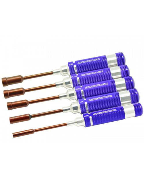 Arrowmax Nut Driver Set 3/16; 1/4; 5/16; 11/32 & 3/8x100m AM158801