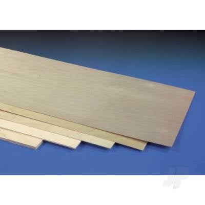 J Perkins Birch Plywood 4.00mm (3/16in) 1200x300mm Ply 552138
