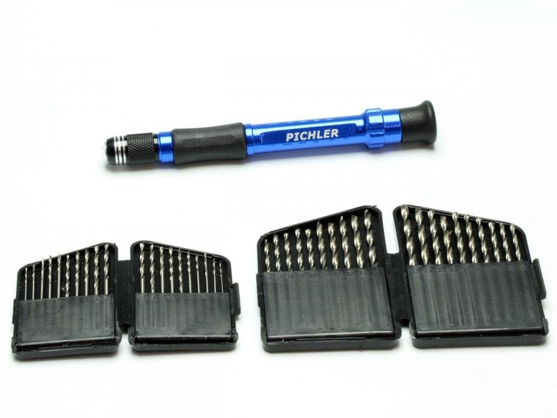 Pichler Drill Set HSS With Hand Drill (41pcs) C8336