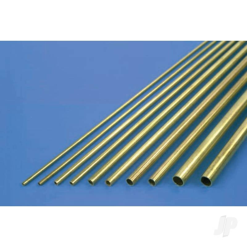 K&S 3mm x 1m Round Brass Tube, .225mm Wall (Single Piece) 3934