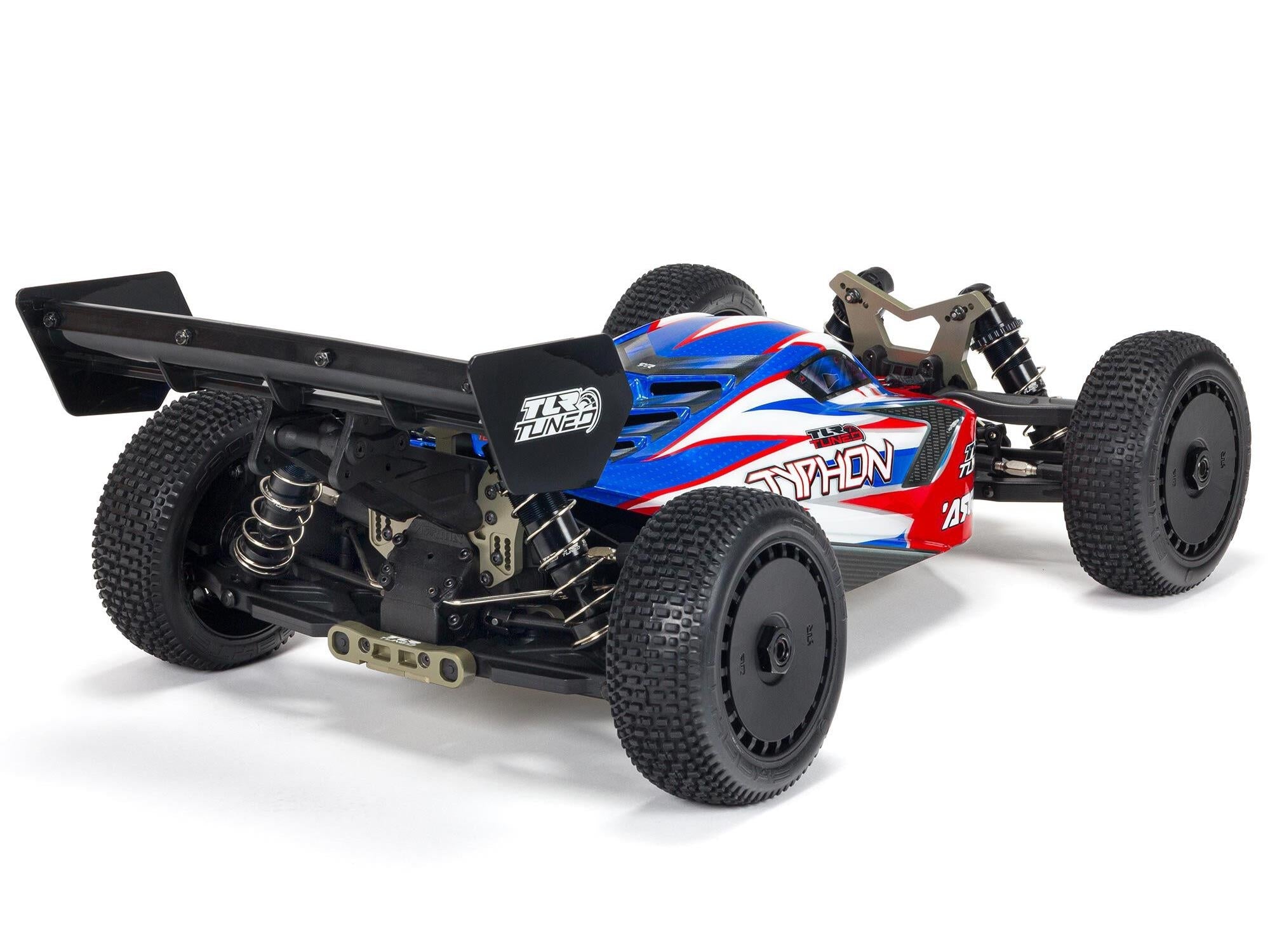 Arrma 1/8 TLR Tuned TYPHON 6S 4X4 BLX Buggy RTR, Red/Blue ARA8406
