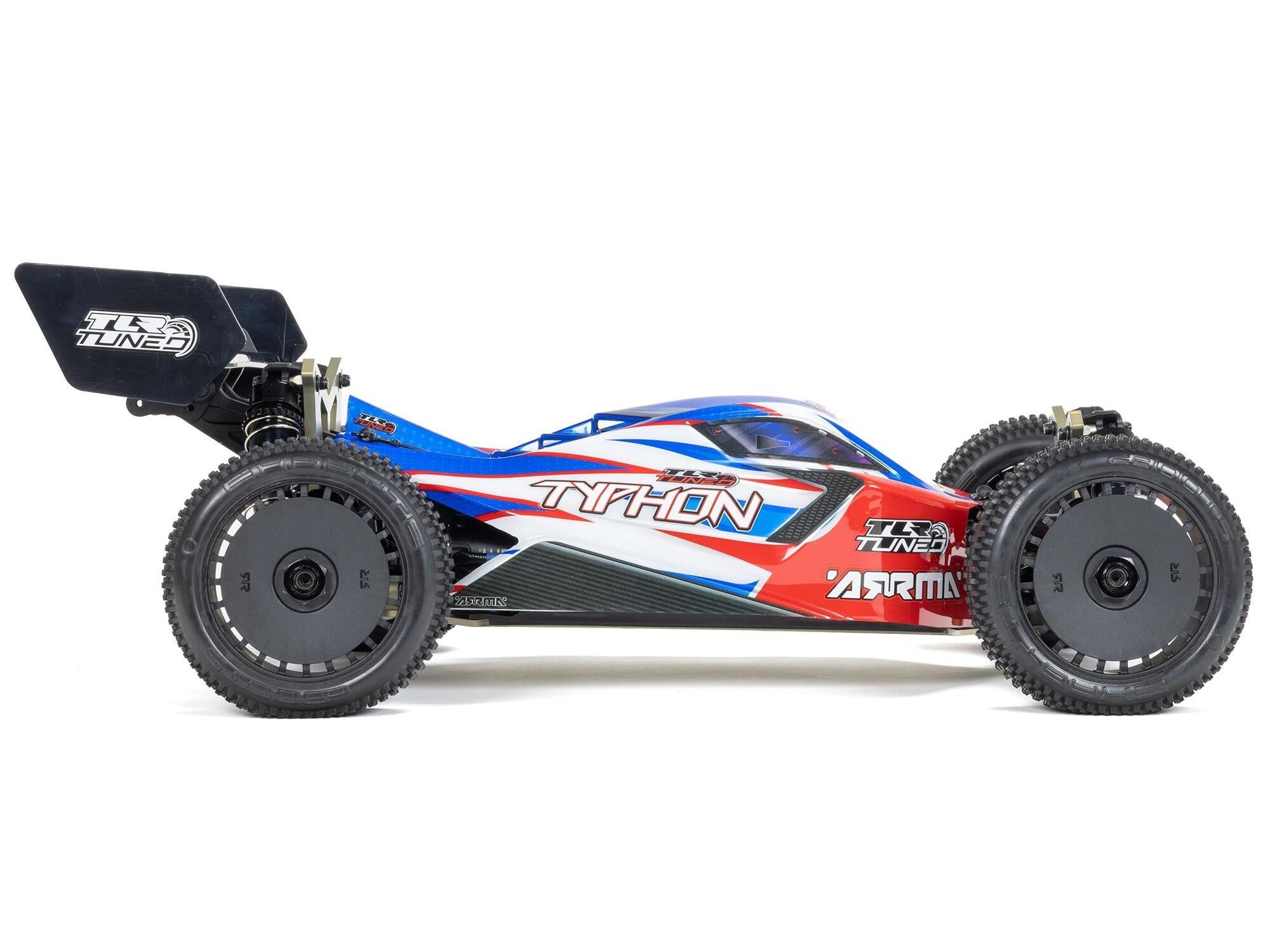 Arrma 1/8 TLR Tuned TYPHON 6S 4X4 BLX Buggy RTR, Red/Blue ARA8406
