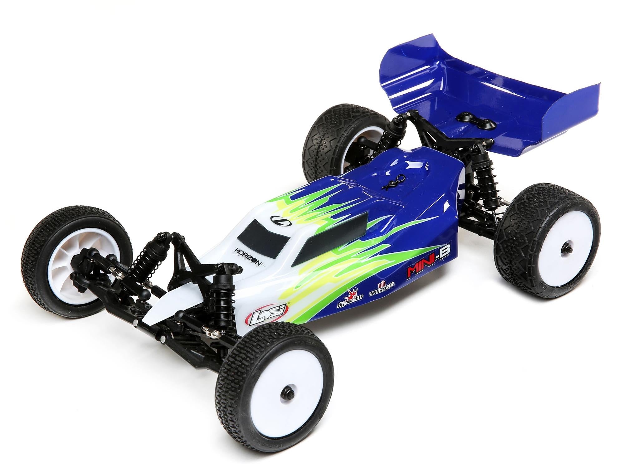 Losi 1/16 Mini-B Brushed RTR 2WD Buggy - Blue/White LOS01016T1