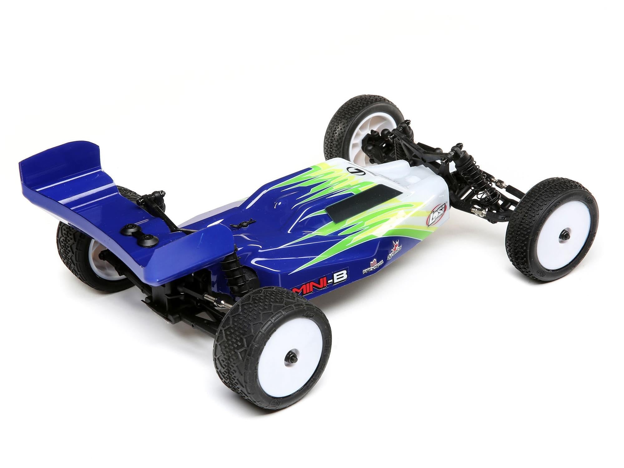 Losi 1/16 Mini-B Brushed RTR 2WD Buggy - Blue/White LOS01016T1