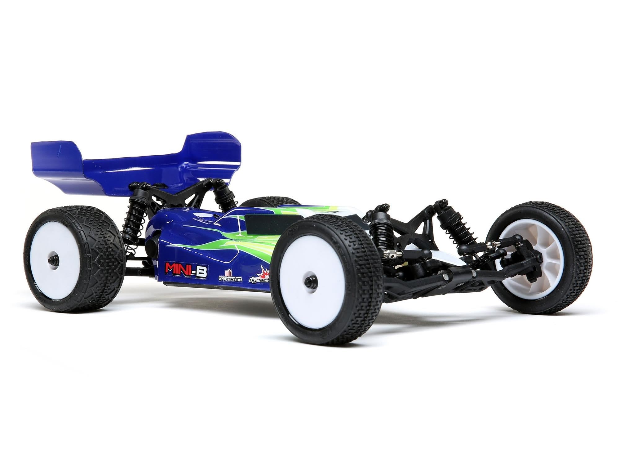 Losi 1/16 Mini-B Brushed RTR 2WD Buggy - Blue/White LOS01016T1