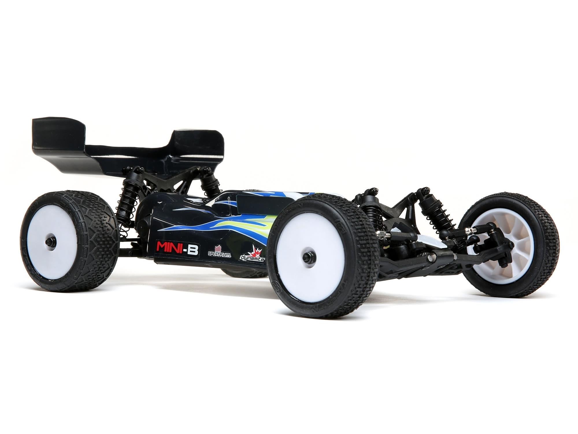 Losi 1/16 Mini-B Brushed RTR 2WD Buggy - Black/White LOS01016T2