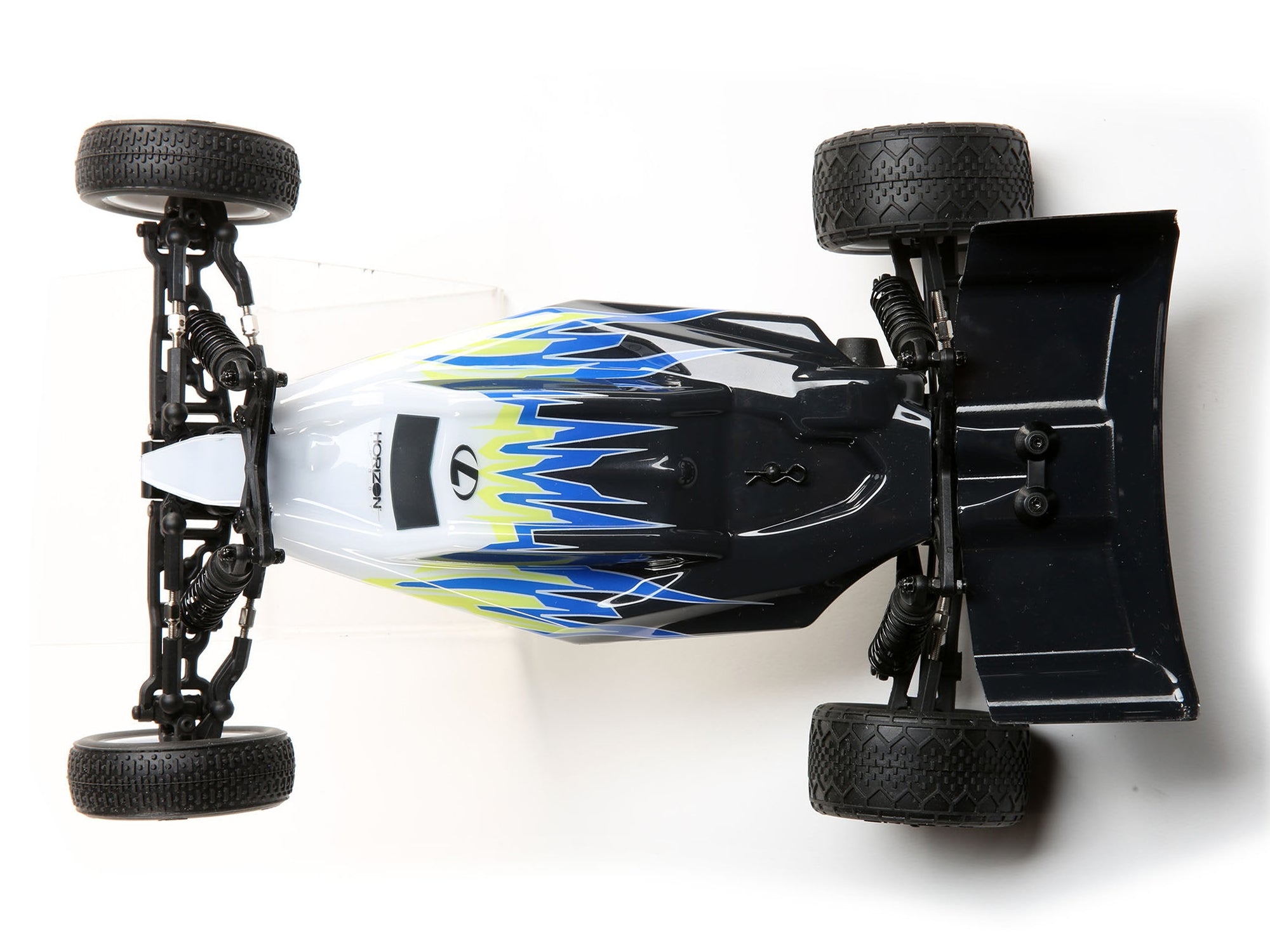 Losi 1/16 Mini-B Brushed RTR 2WD Buggy - Black/White LOS01016T2