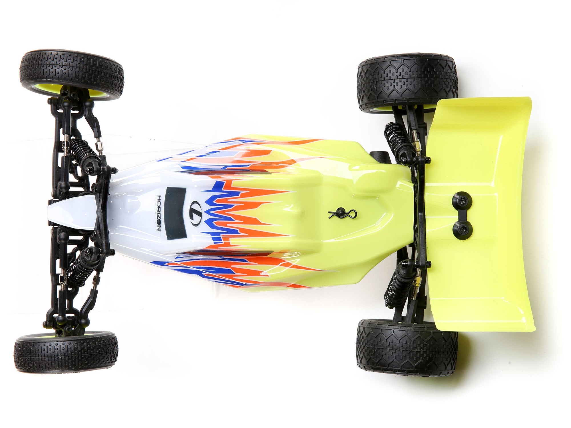 Losi 1/16 Mini-B Brushed RTR 2WD Buggy - Yellow/White LOS01016T3