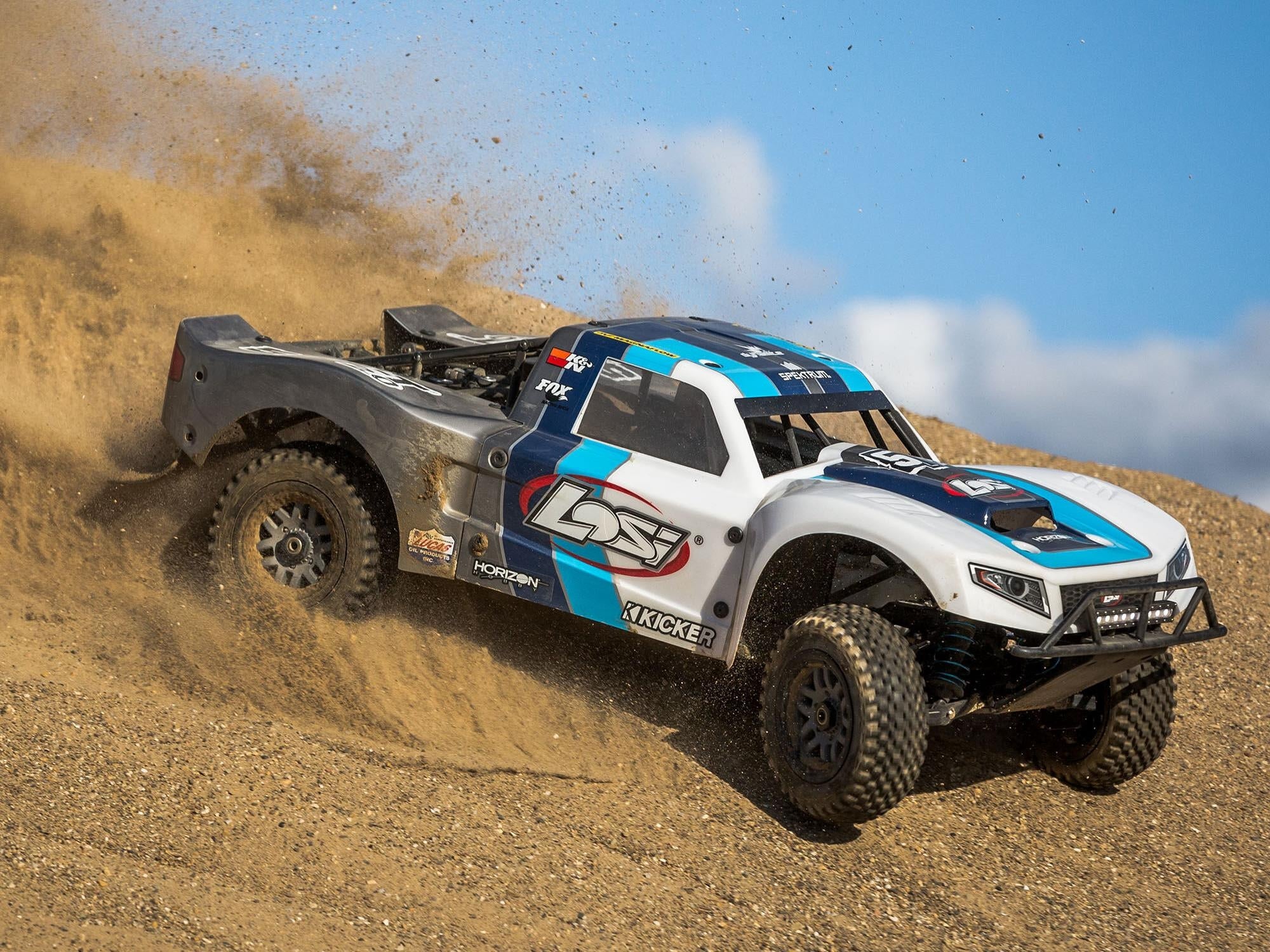 Losi 5IVE-T 2.0 V2 1/5 4WD SCT Petrol BND Grey/Blue/White LOS05014V2T1