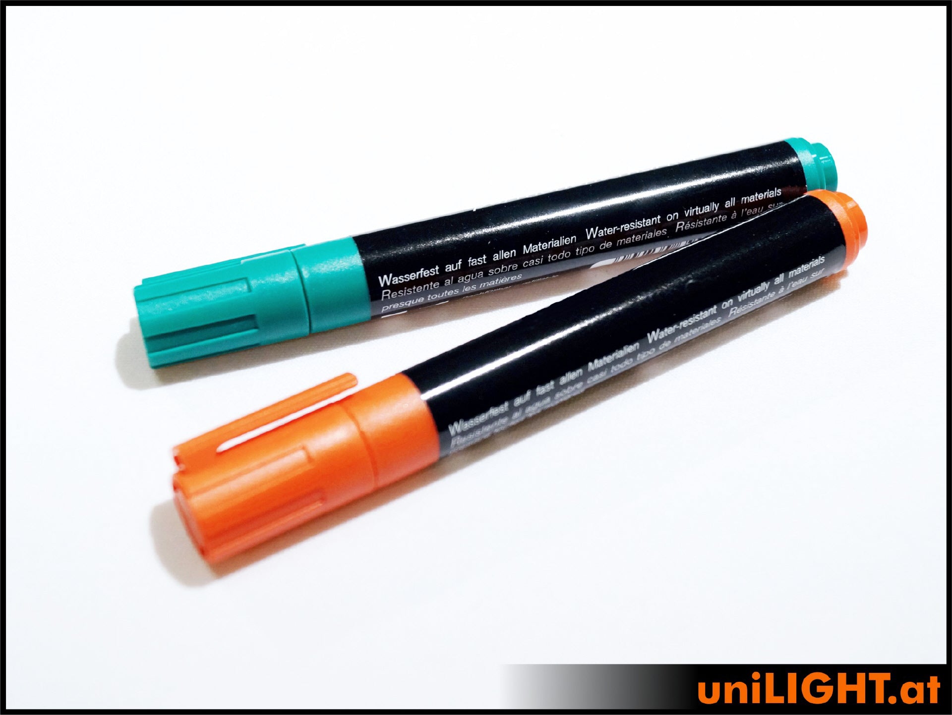 UniLight Touch-up Pen RED+GREEN CAPS-COLOURPEN