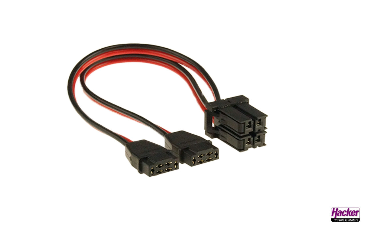 Hacker RC / Emcotec »Click« Connect Battery Adapter Cable - MPX A43036