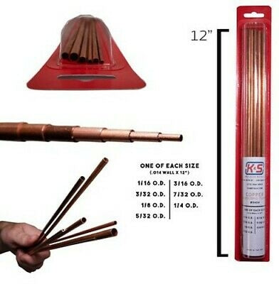 K&S Copper Telescopic Tubing Assortment (7 pcs) KNS3404