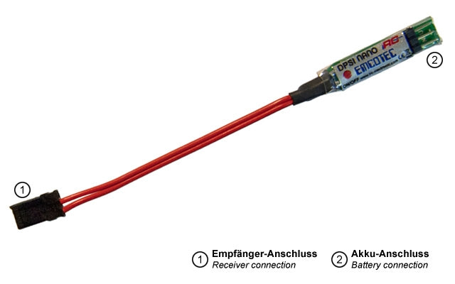 Emcotec DPSI Nano Magnetic Switch from Hacker RC A11090/1145