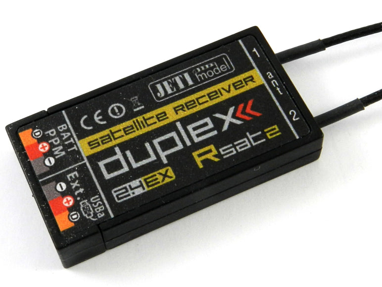 Jeti Duplex 2.4EX Satellite Receiver Rsat 2 JDEX-RS2