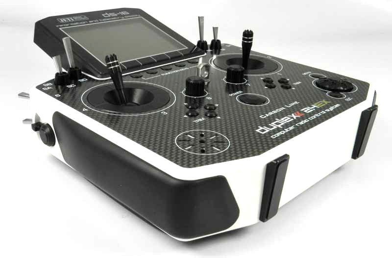 Jeti Duplex 2.4EX DS-16 Carbon White Transmitter Multimode