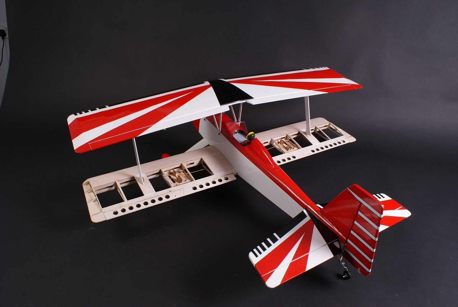 Max Thrust Pro-Build Balsa Double Trouble ARTF Red - IC or Electric 1-MT-BALSA-D/T-R