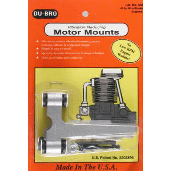DUBRO DB682 QUIET MOUNT 4STR .45-.80 5513682