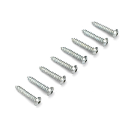 Dubro Button Head Sheet Metal Screws No 2 x 3/8" (8 pack) DB525