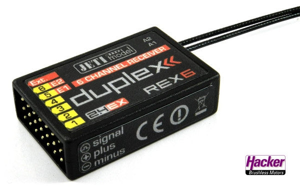 Jeti Duplex 2.4EX Receiver Rex 6 JDEX-RR6