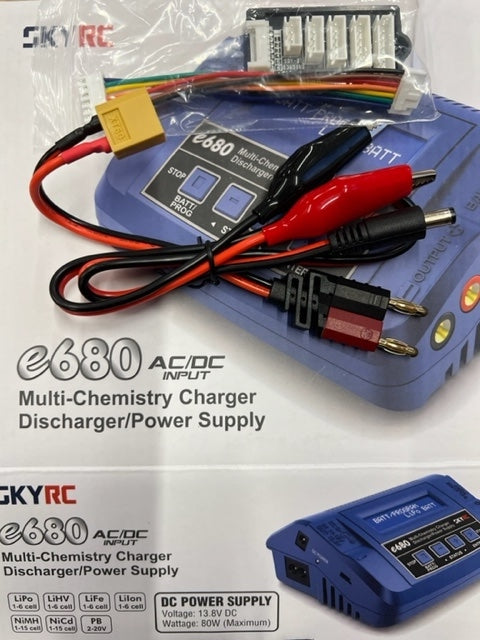 SkyRC E680 Charger AC/DC 80W 8A SK-100149