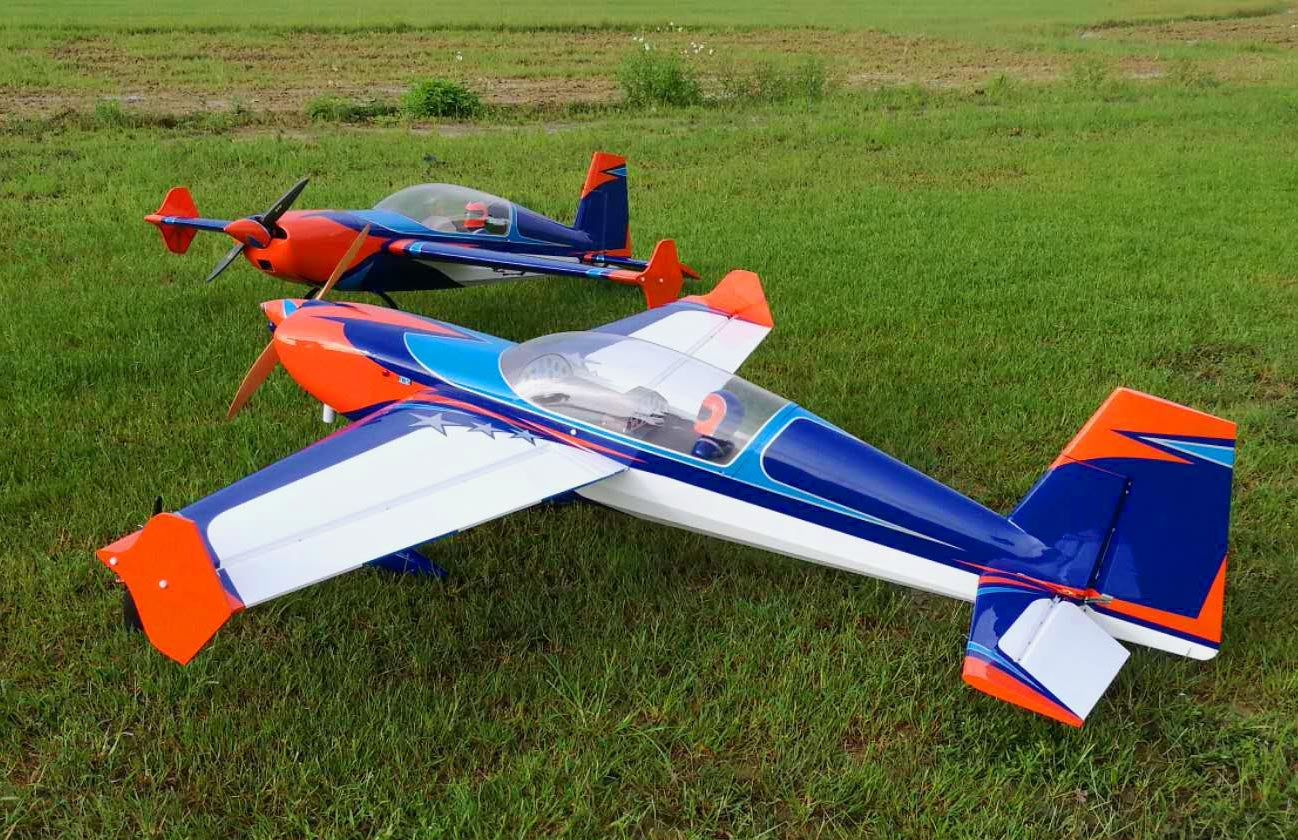 Extreme Flight Extra 300 EXP 85" Blue/Orange/White