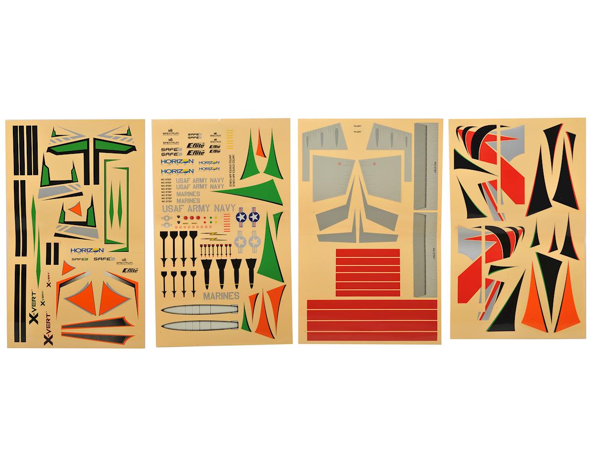 E-Flite X-Vert Decal Trim Sheet Set EFL1807