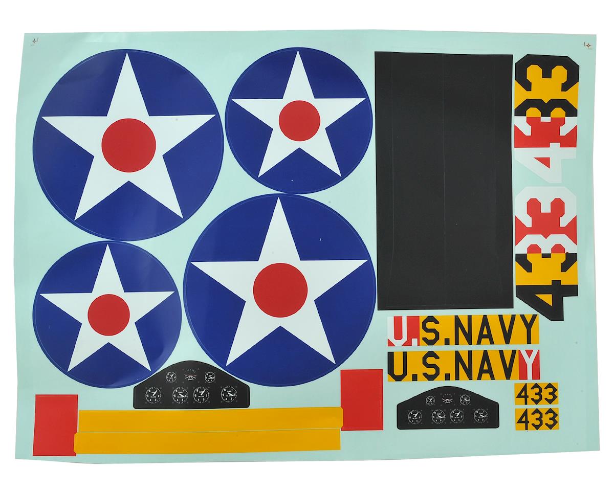E-Flite PT-17 1.1m: Decal Sheet EFL3358