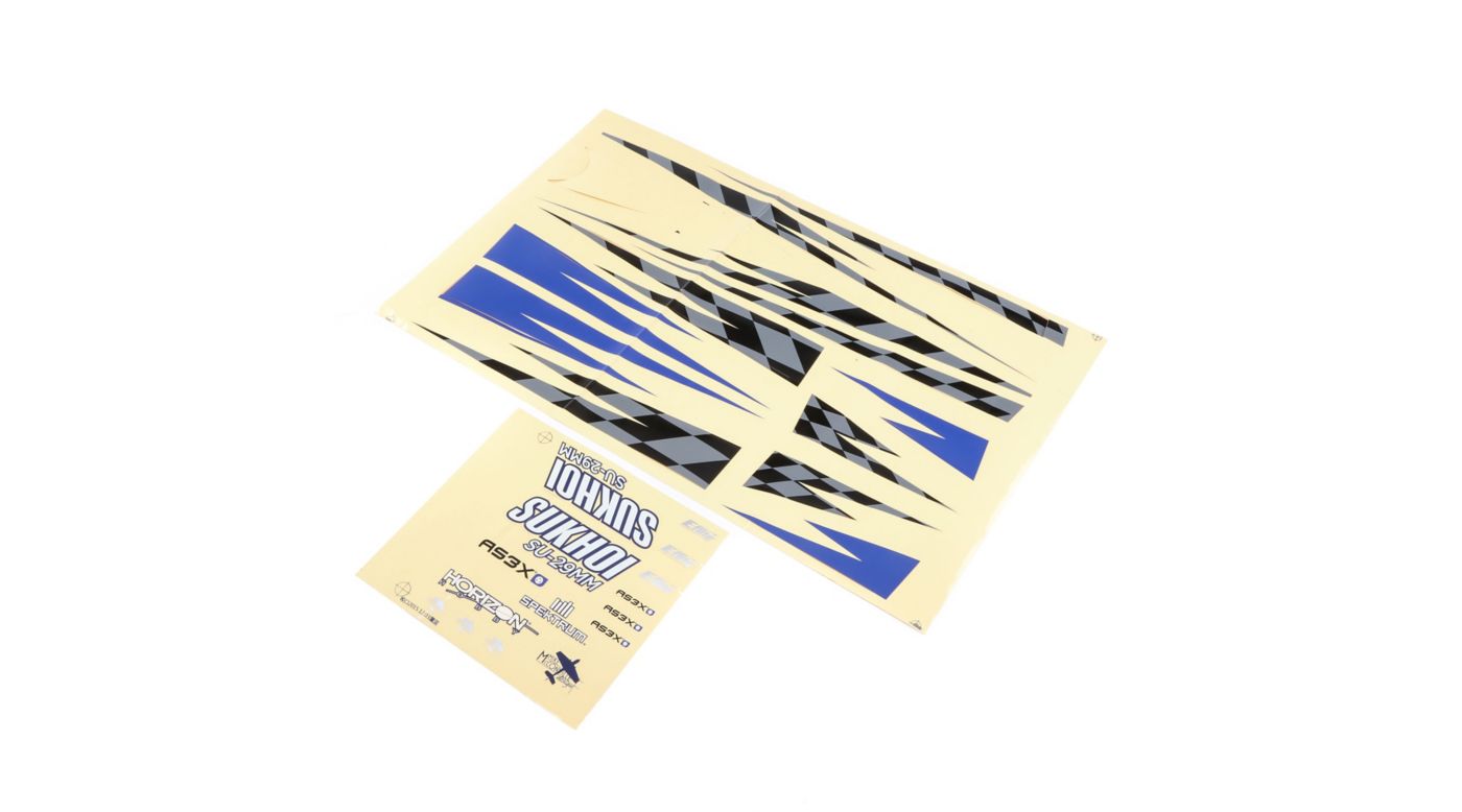 E-Flite Decal Sheet Su-29mm (Gen 2) EFL8802