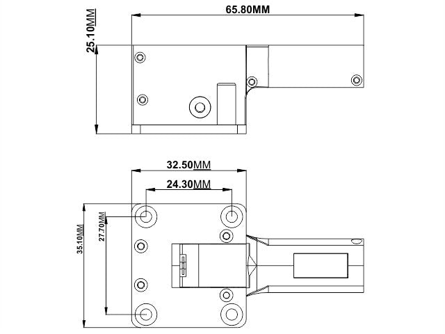 Pichler Electric retract (M) / 4mm axle (Pair) C5263