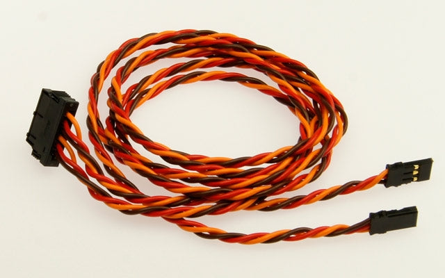 EMCOTEC Wing Connector Fuselage Cable with JR Sockets, 70cm (27.56in) EWC6 A85098
