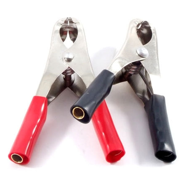 Etronix Crocodile Clips With 4mm Soldered Bullet Connectors ET0618