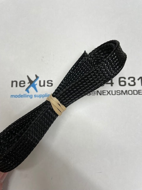 Expanding Sleeve 10mm Wide 7 to 19mm for servo wire protection 1m