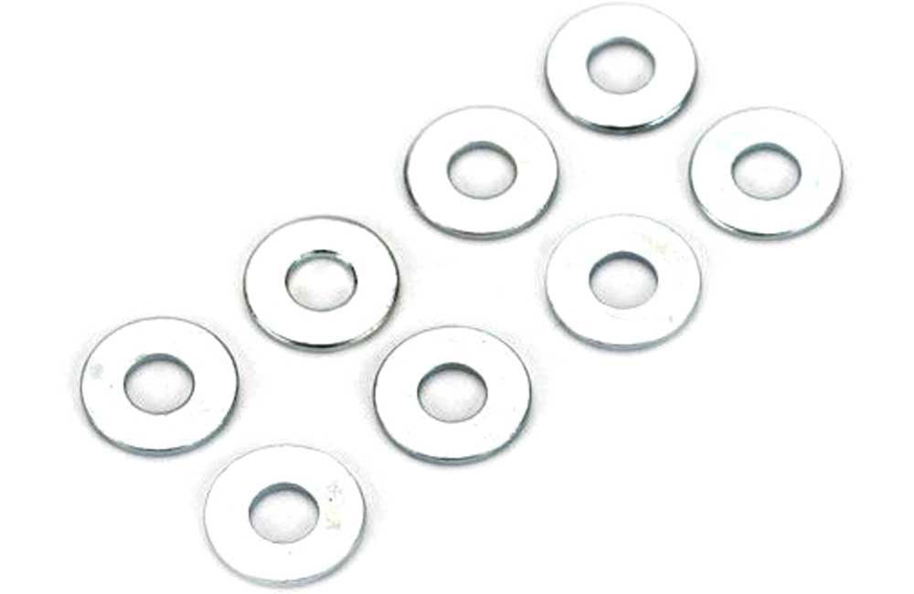 Dubro 4mm Flat Washers (Metric) (8 Pack) DB2110