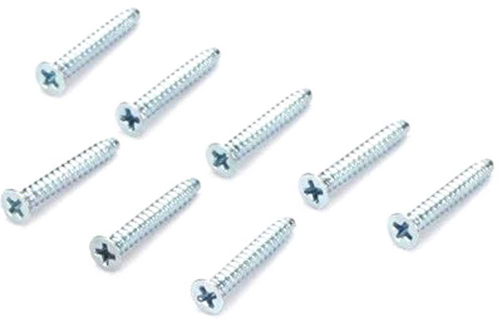 Dubro 3mm x 12mm Flat-Head Self-Tapping Screws (8 Pack) DB2298