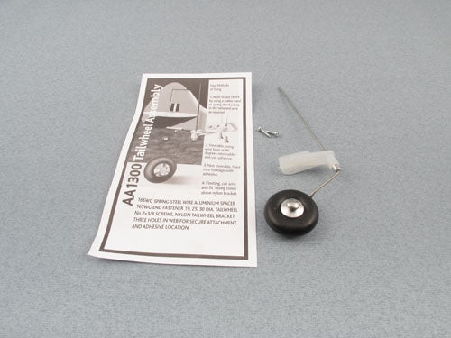 Radio Active Tailwheel Bracket Set 30mm/1.25" RAA1300/30