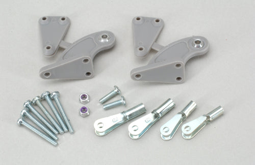 Robart 1/2" Super Ball Link Control Horn w/2-56 & 4-40 (2 Pack) RB330