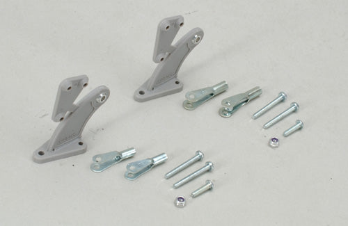 Robart 3/4" Super Ball Link Control Horn w/2-56 & 4-40 (2 Pack) RB331