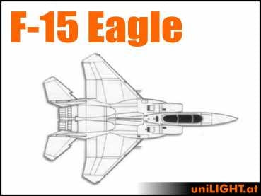 F15 Eagle 1:7 Scale 2.7m length Pro Bundle Scale Light Set from Unilight Model Lighting