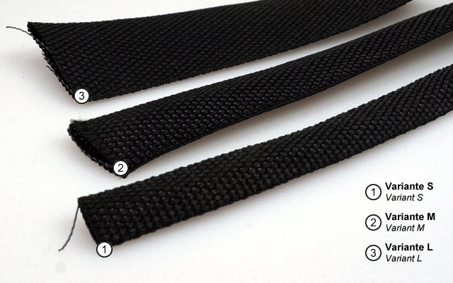 Hacker Fabric Heat Shrink Tubing L 10mm-20mm, 2 metres A86074