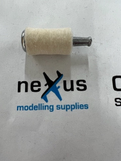 Felt Clunk Filter ideal for Petrol & Jet Fuel Large for 1/8 Tygon or 6mm Festo Tube